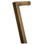 Load image into Gallery viewer, PLB10 LED Brass L-Shaped Low Voltage Landscape Lighting Path Light.