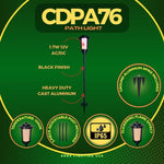 Load image into Gallery viewer, CDPA76 LED Path Light Integrated Aluminum 12V Low Voltage Adjustable Height Fixture
