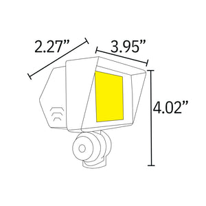 FPBCC04 Cast Brass 3CCT Adjustable 2W-7W Rectangular Built-In LED Flood Light Low Voltage Fixture