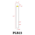 Load image into Gallery viewer, PLB23 Path Light 12V Modern Brass LED Low Voltage Path Light
