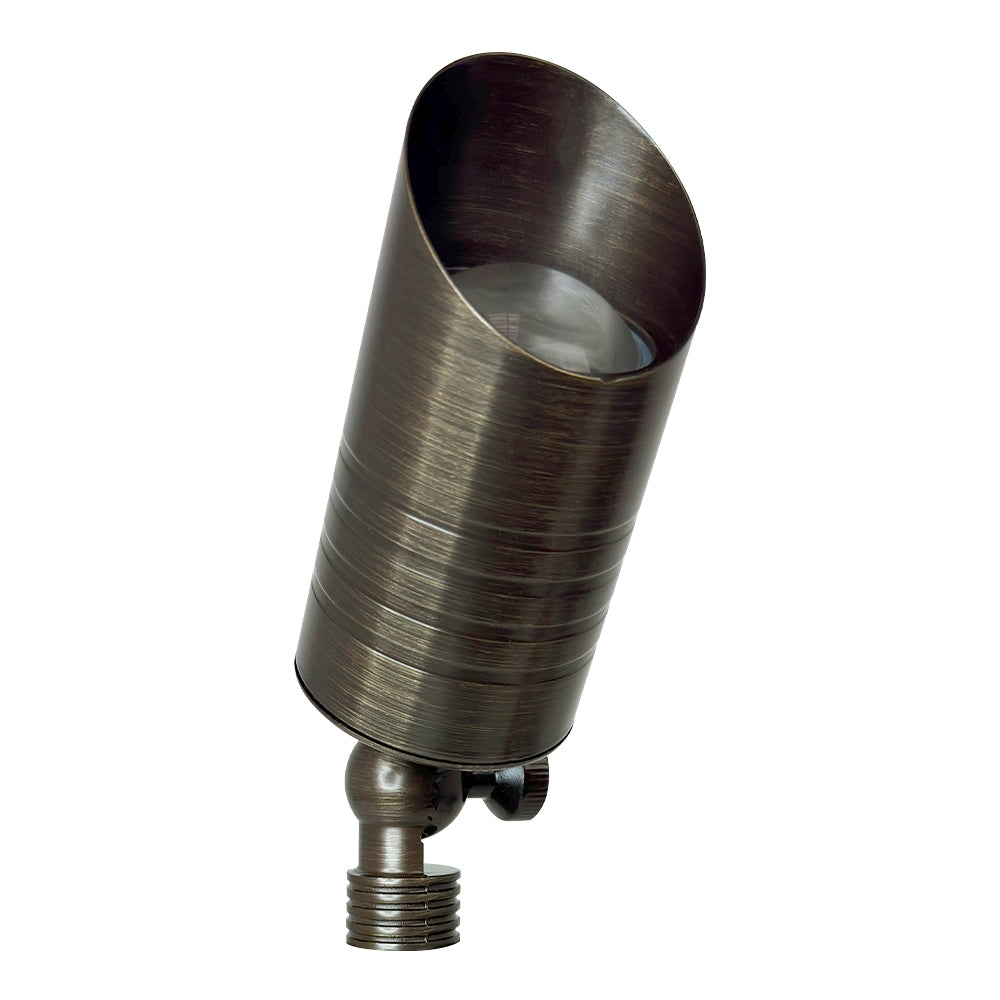 SPB09 12V Low Voltage LED Outdoor Landscape Brass Spotlight