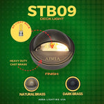 Load image into Gallery viewer, STB09 LED Round Deck Light Surface Mount Low Voltage Landscape Lighting
