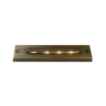 Load image into Gallery viewer, STB16 2W LED Cast Brass Surface Mounted Slim Horizontal Outdoor &amp; Indoor Step Light
