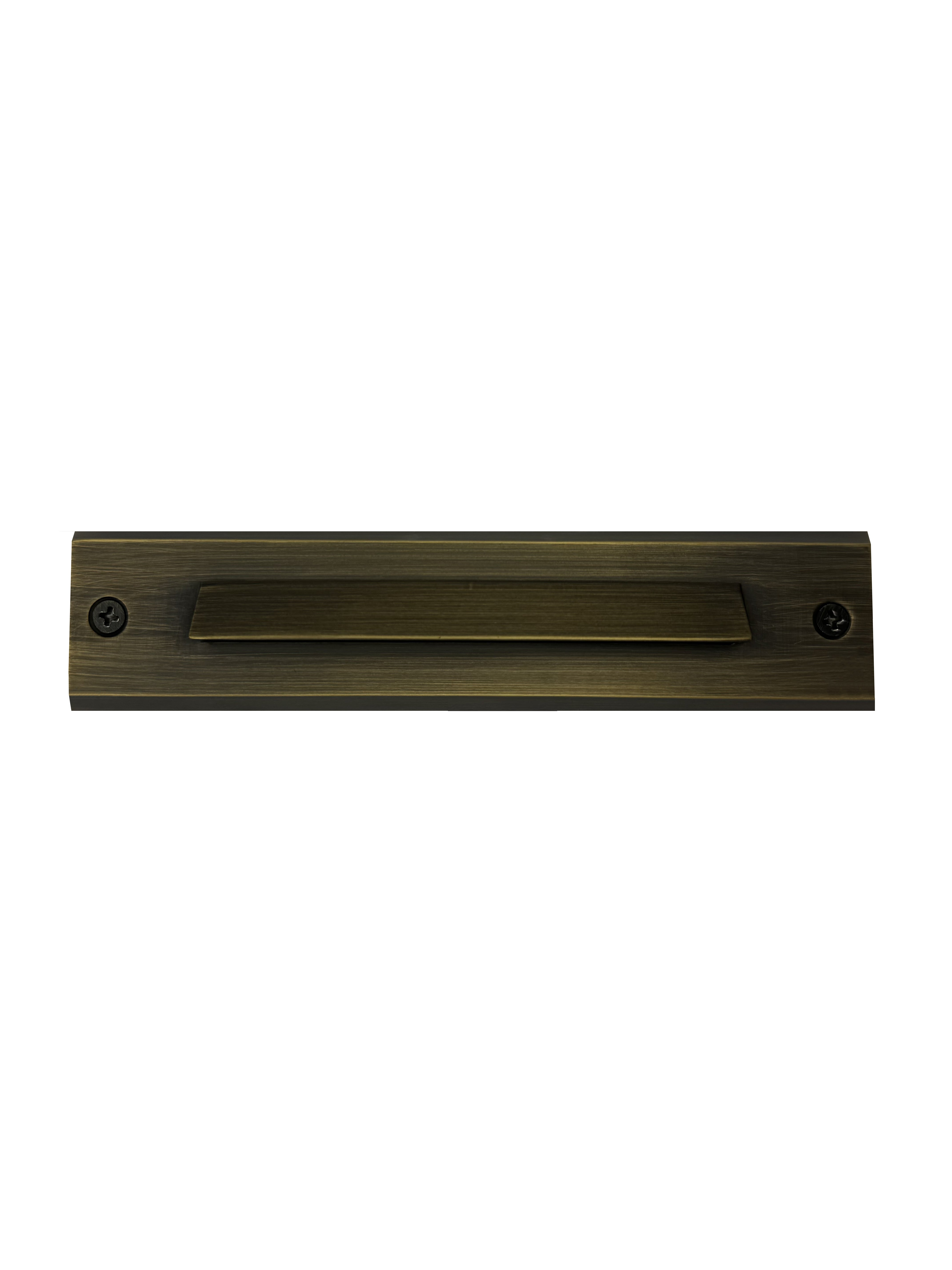 STB16 2W LED Cast Brass Surface Mounted Slim Horizontal Outdoor & Indoor Step Light