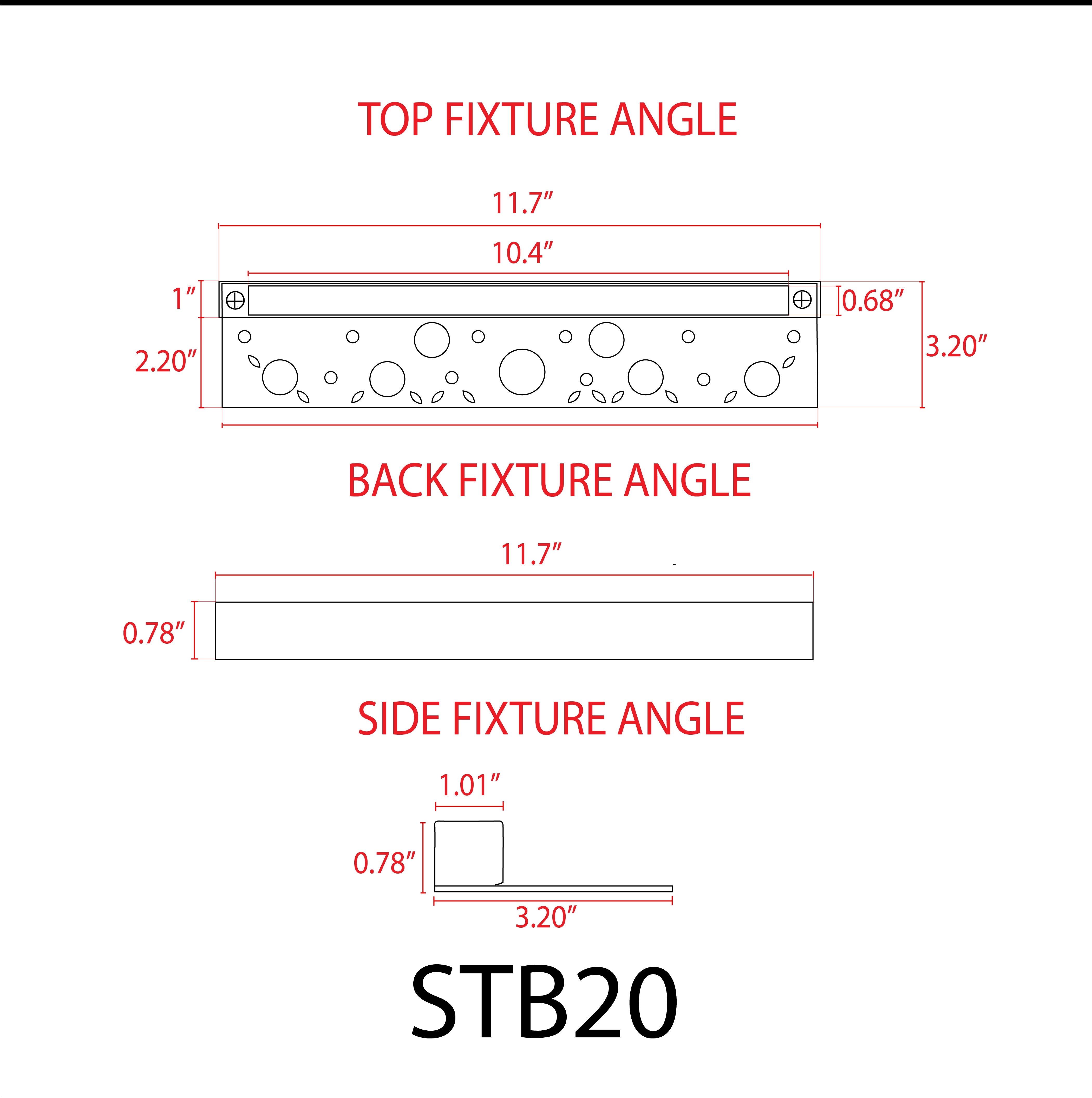 STB20 Brass LED Integrated Hardscape/Edge Light Outdoor 12V Edge Light