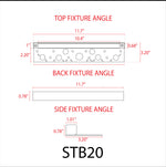 Load image into Gallery viewer, STB20 Brass LED Integrated Hardscape/Edge Light Outdoor 12V Edge Light

