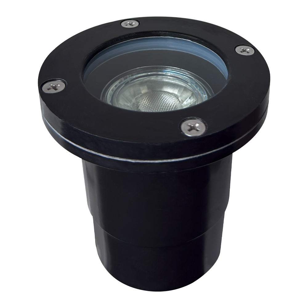 UNF07 Fiber Glass 12V Low Voltage Round LED In-ground Well Light IP65 Waterproof