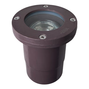 UNF07 Fiber Glass 12V Low Voltage Round LED In-ground Well Light IP65 Waterproof
