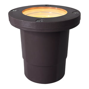 UNF07 Fiber Glass 12V Low Voltage Round LED In-ground Well Light IP65 Waterproof