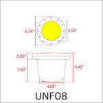 Load image into Gallery viewer, UNF08 Fiber Glass 12V Low Voltage Commercial PAR36 LED In-ground Well Light IP65 Waterproof

