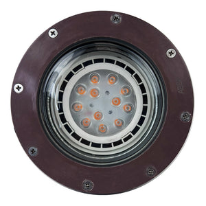 UNF08 Fiber Glass 12V Low Voltage Commercial PAR36 LED In-ground Well Light IP65 Waterproof