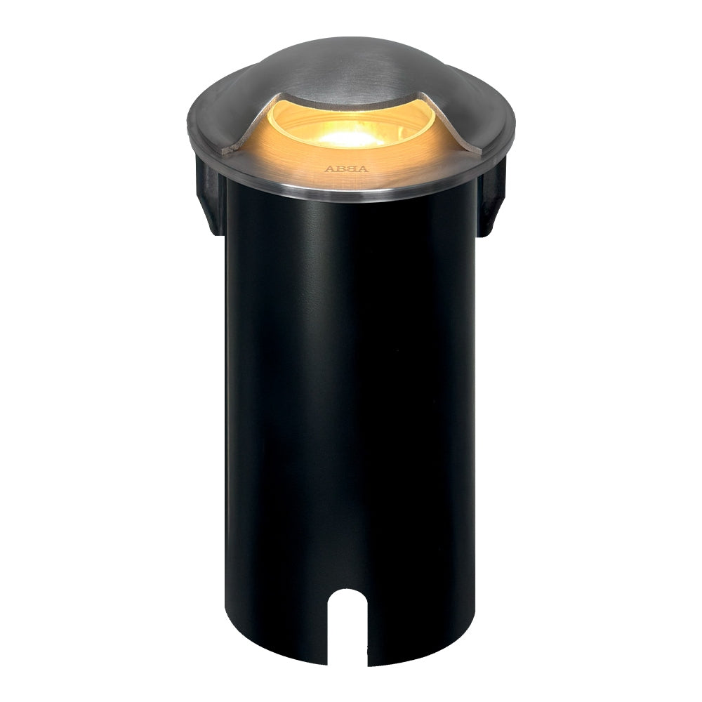 UNS04 Stainless Steel Bi Directional Two Slit In-Ground 12V Low Voltage LED In Ground Landscape Lighting