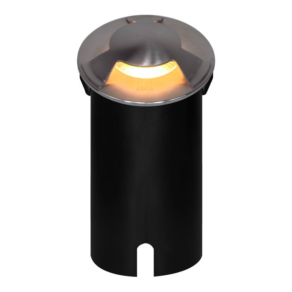 UNS05 Stainless Steel Tri Directional Three Slit In-Ground 12V Low Voltage LED In Ground Landscape Lighting