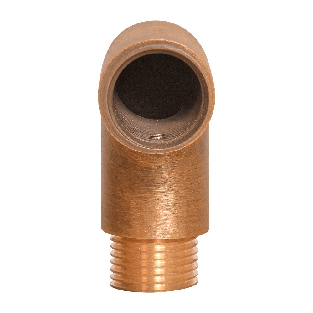 BRL2 - Brass 90° Coupling Accessory for Post/Path Light Fixtures - Kings Outdoor Lighting