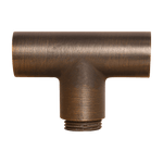 Load image into Gallery viewer, BRT1 - Brass T-Bar Coupling Accessory for Post/Path Light Fixtures - Kings Outdoor Lighting
