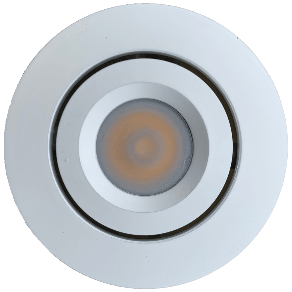 CB05 Round LED Dimmable Cast Aluminum Recessed Cabinet Light Down Lighting Fixture.