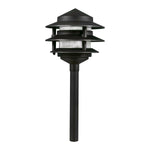 Load image into Gallery viewer, CDPA52 3W 12V AC/DC Aluminum Low Voltage Landscape Lighting 3 Tier Pagoda Path Light - Kings Outdoor Lighting
