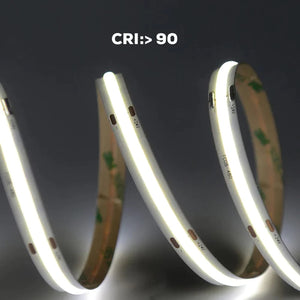 Dotless Linear LED Tunable CCT (2700K-6500K) COB Strip Lights Low Voltage DC24V Tape Light