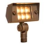 Load image into Gallery viewer, FPB02 Brass Rectangular Built-In Adjustable 2W-7W LED Flood Light - Kings Outdoor Lighting
