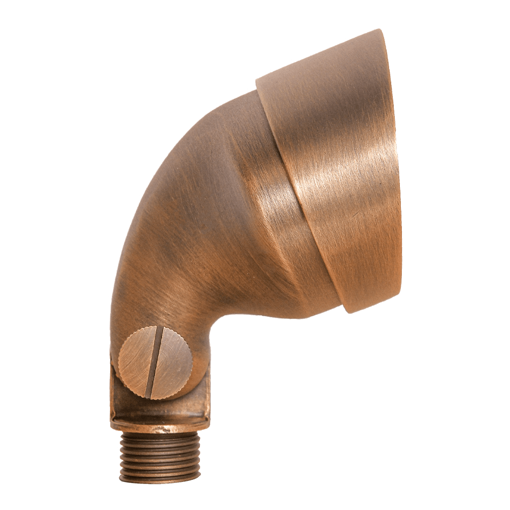 FPB03 Brass Oval LED Directional Flood Light Adjustable Lighting - Kings Outdoor Lighting