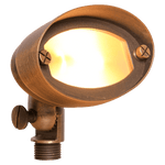 Load image into Gallery viewer, FPB03 Brass Oval LED Directional Flood Light Adjustable Lighting - Kings Outdoor Lighting
