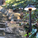 Load image into Gallery viewer, Outdoor Garden Lights Installation | Low Voltage Heavy Duty Cast Brass Outdoor LED Path Light.
