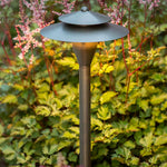 Load image into Gallery viewer, PLB04 Two Tier Brass LED Pagoda Low Voltage Path Light.

