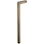 Load image into Gallery viewer, PLB10 LED Brass L-Shaped Low Voltage Landscape Lighting Path Light.
