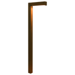 Load image into Gallery viewer, PLB07 Integrated 3W LED Brass L-Shaped Low Voltage Landscape Lighting Path Light - Kings Outdoor Lighting
