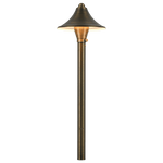 Load image into Gallery viewer, PLB09 Brass LED Cone Low Voltage Pathway Outdoor Landscape Lighting Fixture.
