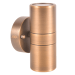 Load image into Gallery viewer, SCB05 LED Cylinder Up Down Light 2 Directional Brass Sconce Lighting - Kings Outdoor Lighting
