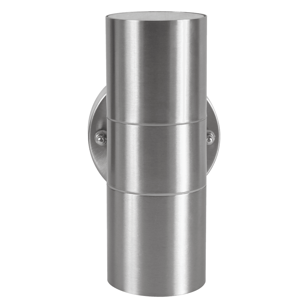 SCS06 LED Stainless Steel Cylinder Up Down Light 2 Directional Sconce Lighting - Kings Outdoor Lighting