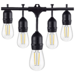 Load image into Gallery viewer, SL101 LED Low Voltage Bistro String Lights 48 FT Outdoor Weatherproof 12V Edison Bulbs.
