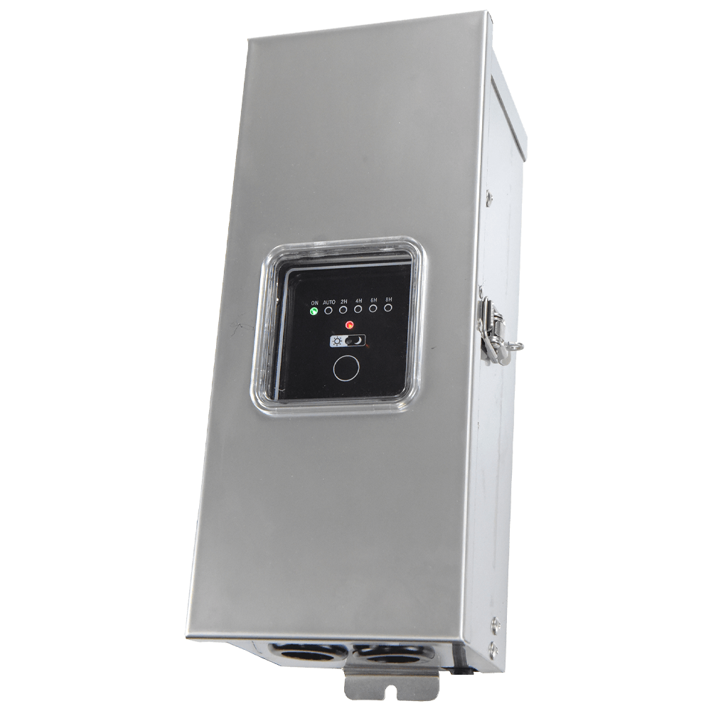 STS100 100W Digital 15V Low Voltage Transformer with Photocell & Timer IP65.