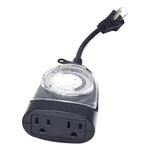 Load image into Gallery viewer, TM01 Plug In Timer Outdoor IP65 Waterproof Mechanical Clock for Garden Lights 24 Hour
