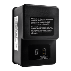 TS200 200W AC 120V Step Down Transformer with Digital Timer IP65 Waterproof - Kings Outdoor Lighting