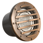 Load image into Gallery viewer, UNB01 Cast Brass Low Voltage Grille Commercial PAR36 LED In-ground Light IP65 Waterproof - Kings Outdoor Lighting
