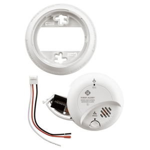 First Alert BRK AC Hardwired Combination Smoke and Carbon Monoxide Detector.