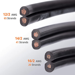 10/2 250 ft Direct Burial Cable for Landscape Lighting